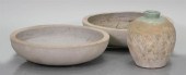 PAIR OF CAST CEMENT JARDINIERE