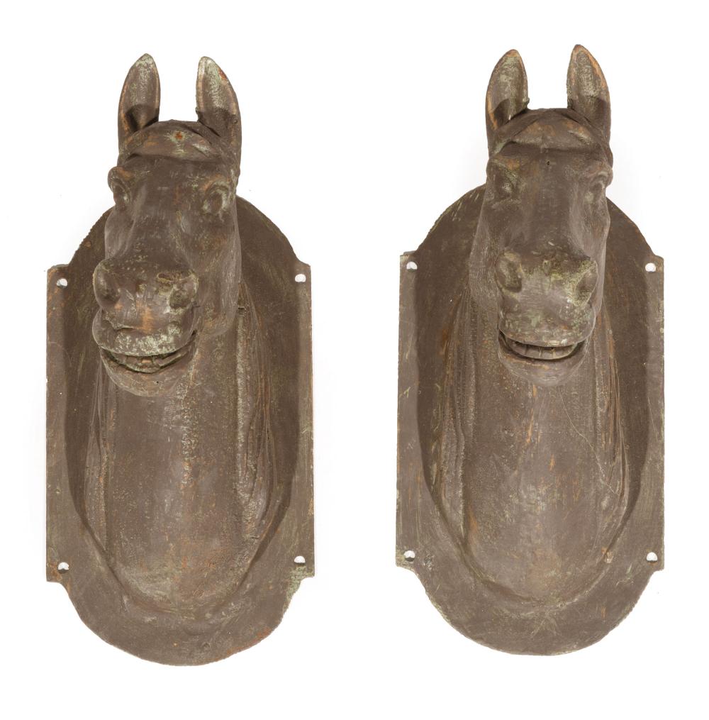 PAIR OF CAST IRON ARCHITECTURAL
