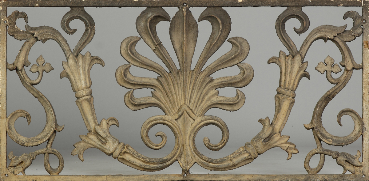 Pair of Cast Iron Grates C. 1840.