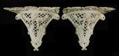 PAIR OF CAST IRON WALL BRACKET