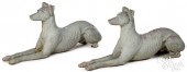 PAIR OF CAST IRON WHIPPETS, 19