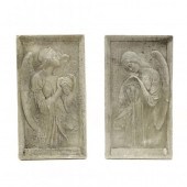 PAIR OF CAST STONE ECCLESIASTI
