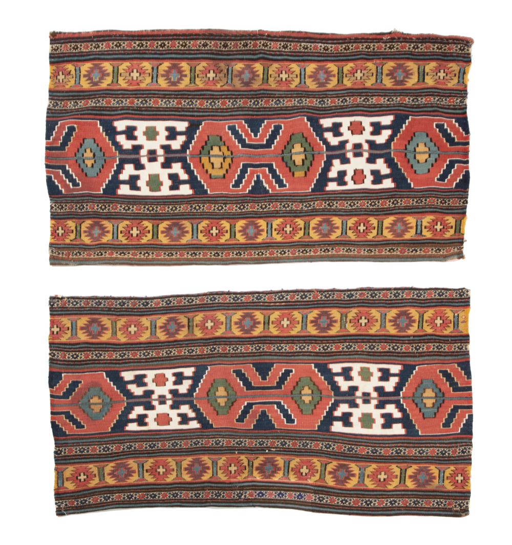 PAIR OF CAUCASIAN KILIM