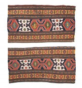 PAIR OF CAUCASIAN KILIM PANELS