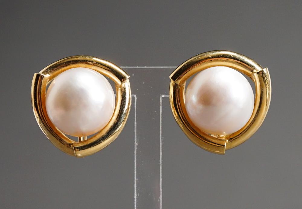 PAIR OF CELLINO 18-KARAT
