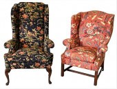 PAIR OF CHAIRS, TO INCLUDE BAK