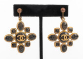 PAIR OF CHANEL RUNWAY EARRING
