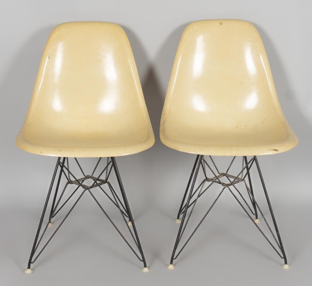 PAIR OF CHARLES AND RAY EAMES DSR