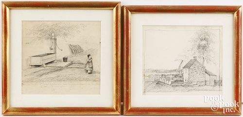 PAIR OF CHARLES JONES WISTER