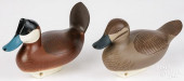 PAIR OF CHARLIE BRYAN CARVED A