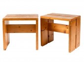 PAIR OF CHARLOTTE PERRIAND STO