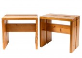 PAIR OF CHARLOTTE PERRIAND STO