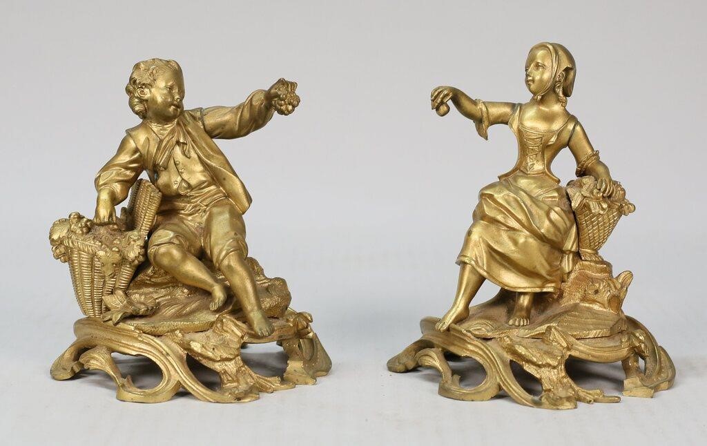 PAIR OF CHELSEA STYLE FIGURAL