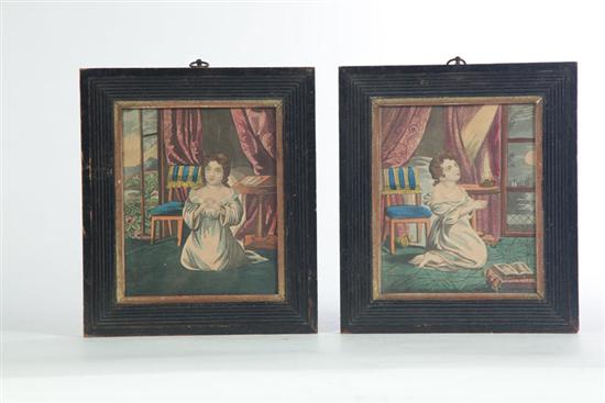 PAIR OF CHILDREN'S PRINTS. 