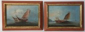 PAIR OF CHINA TRADE PAINTINGS