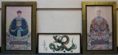 PAIR OF CHINESE ANCESTRAL COLO