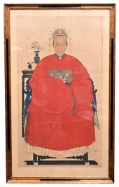 PAIR OF CHINESE ANCESTRAL PORT