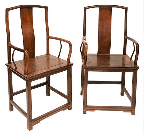PAIR OF CHINESE ARMCHAIRS