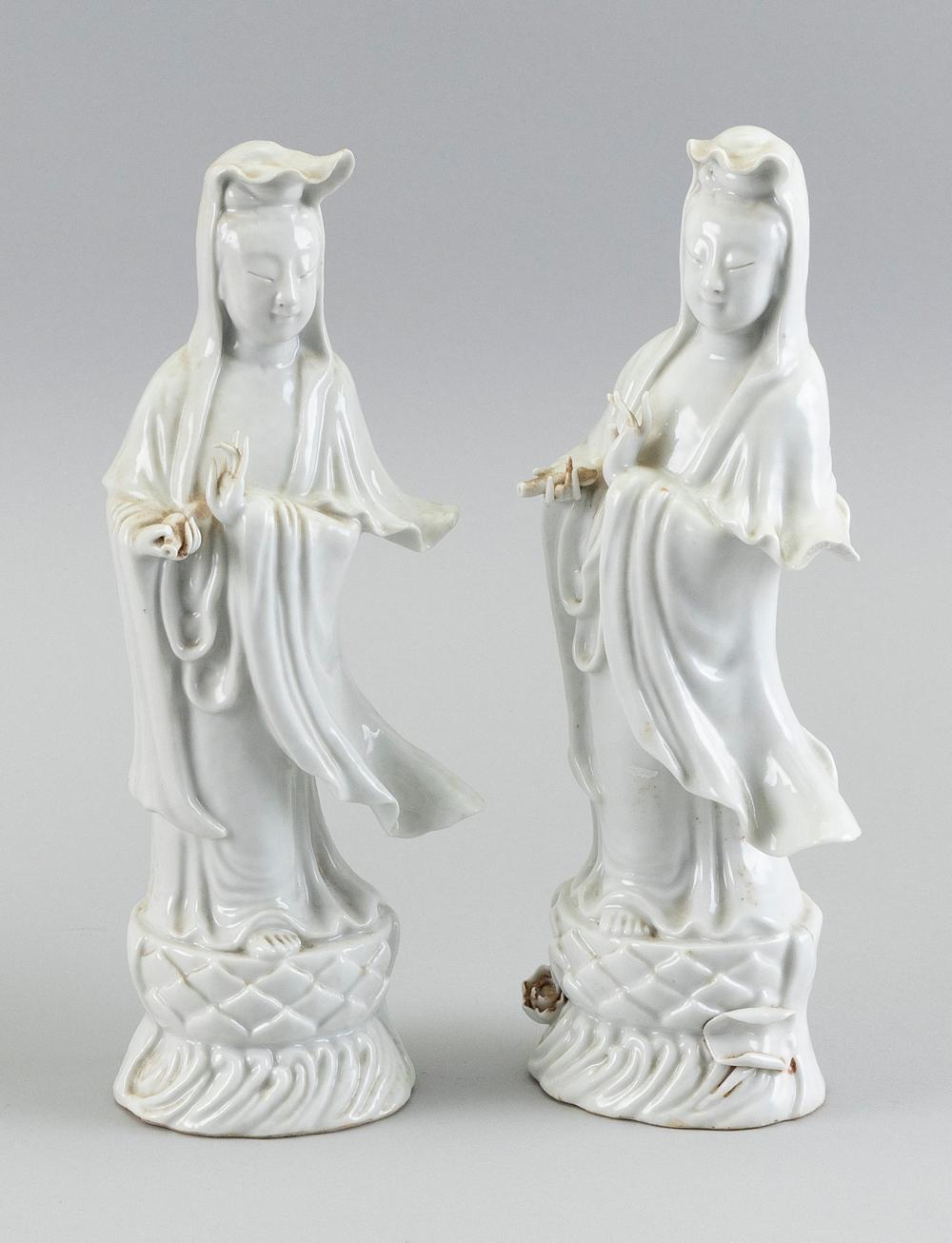 PAIR OF CHINESE BLANC DE CHINE
