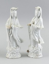 PAIR OF CHINESE BLANC DE CHINE