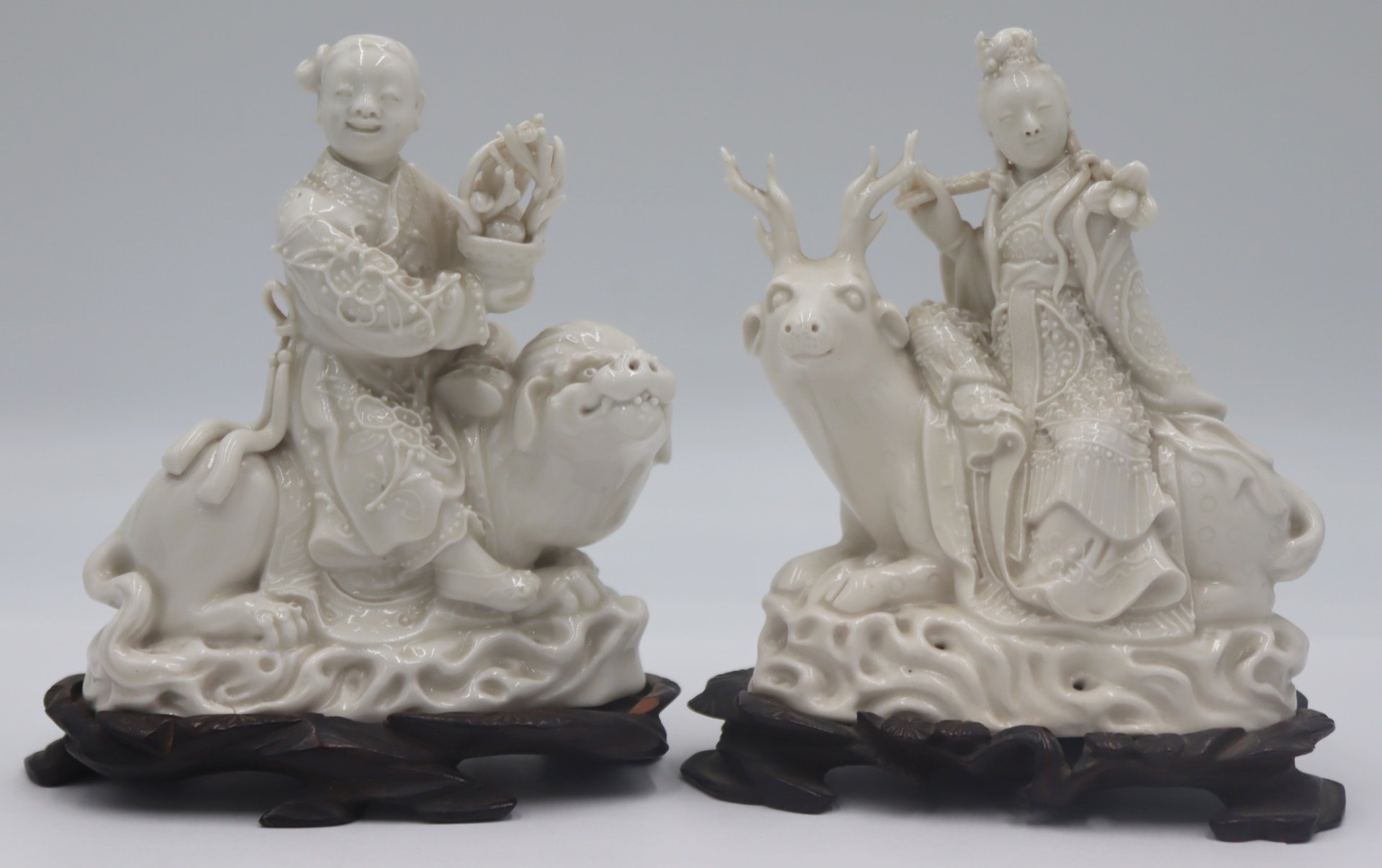 PAIR OF CHINESE BLANC DE CHINE