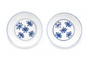 PAIR OF CHINESE BLUE & WHITE P