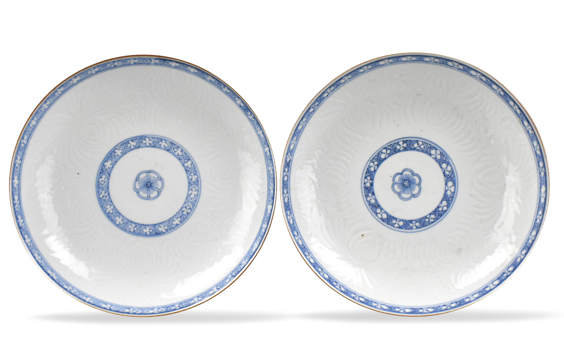 PAIR OF CHINESE BLUE & WHITE