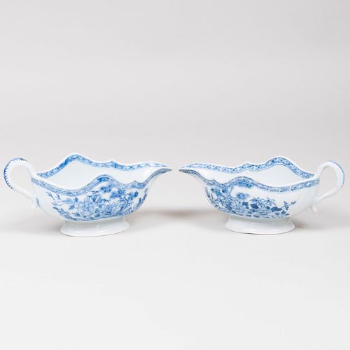 PAIR OF CHINESE BLUE AND WHITE