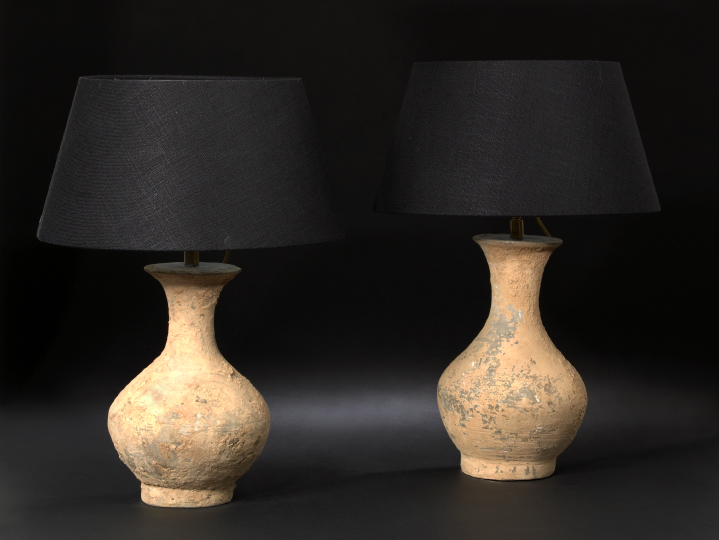 Pair of Chinese Burial Storage