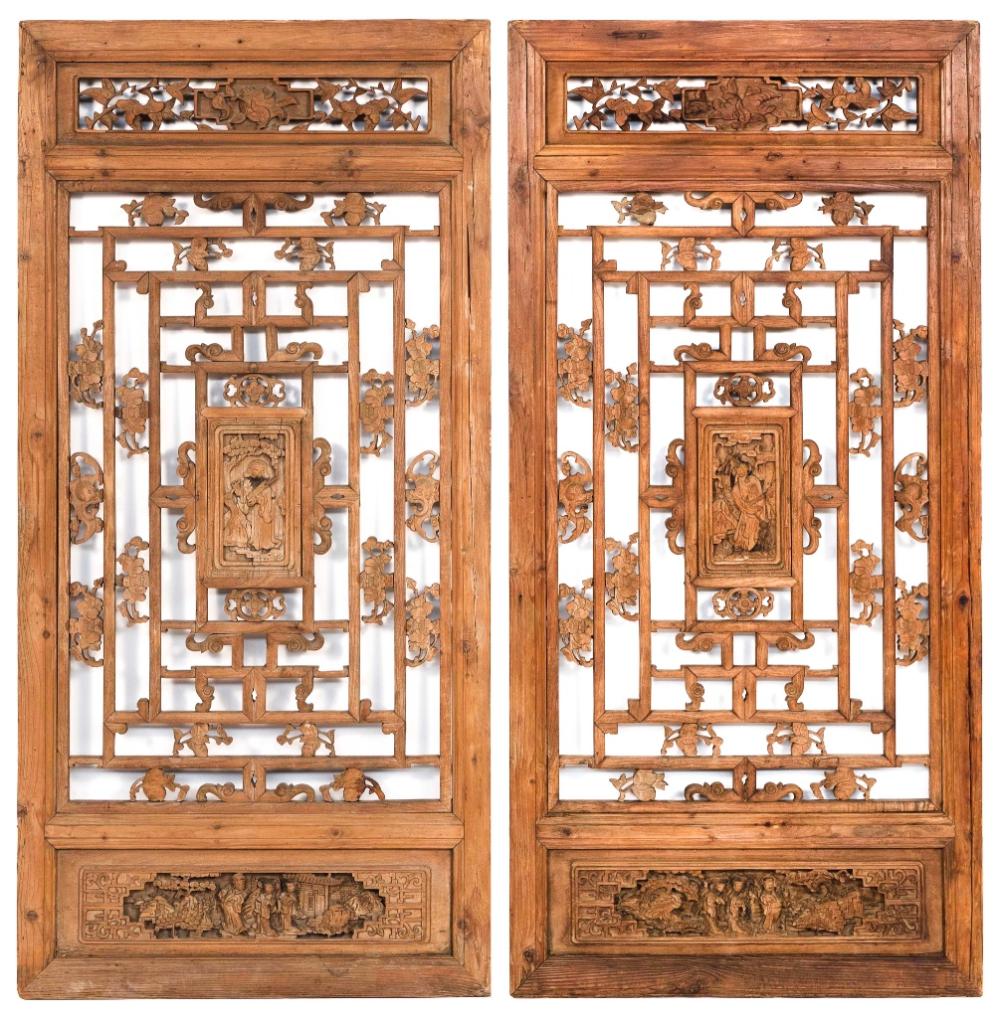 PAIR OF CHINESE CAMPHORWOOD