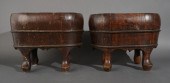 PAIR OF CHINESE CARVED WOOD FO