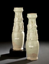 Pair of Chinese Ching Pai-Glaz