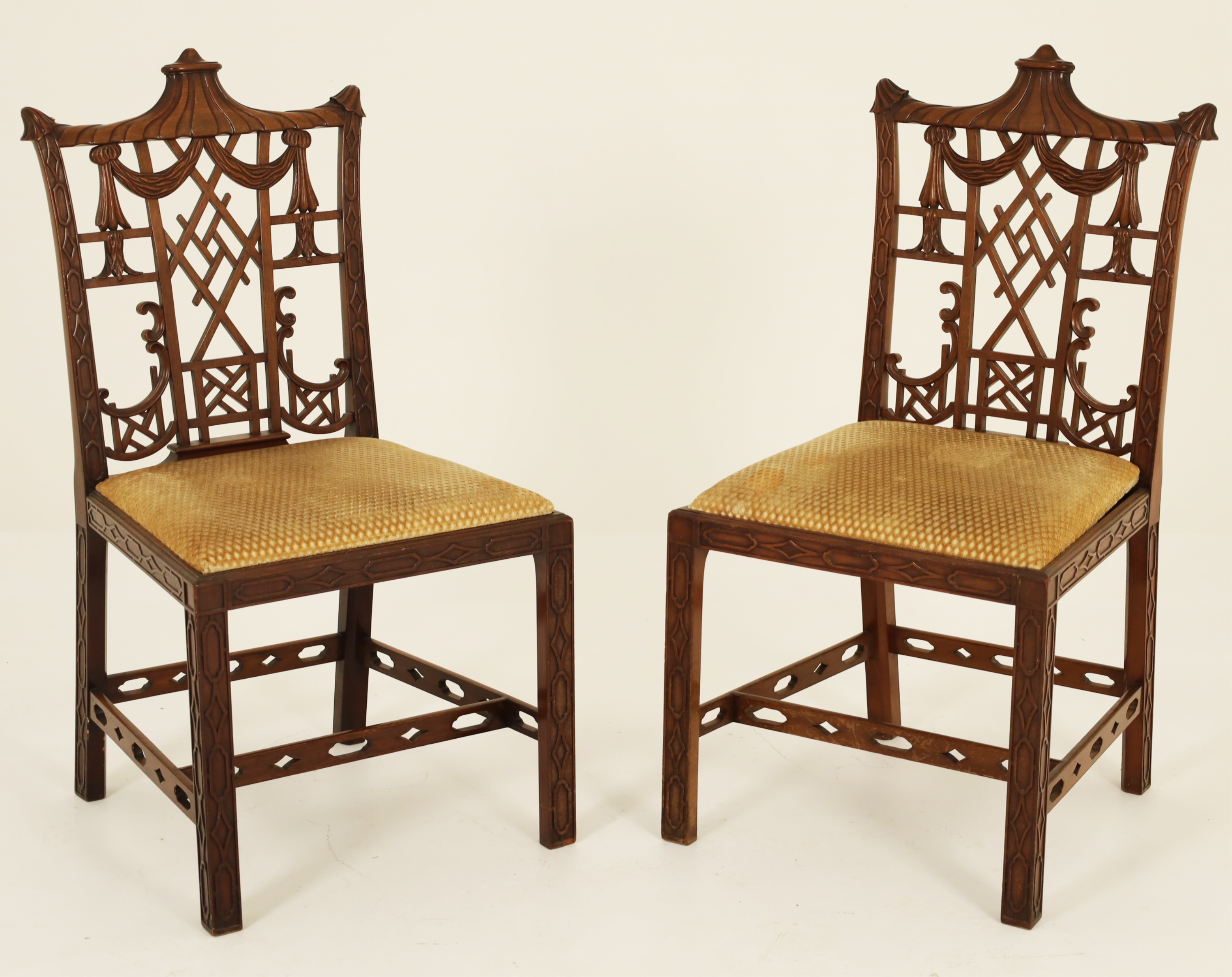 PAIR OF CHINESE CHIPPENDALE
