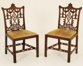 PAIR OF CHINESE CHIPPENDALE DE