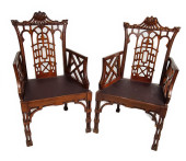 PAIR OF CHINESE CHIPPENDALE ST