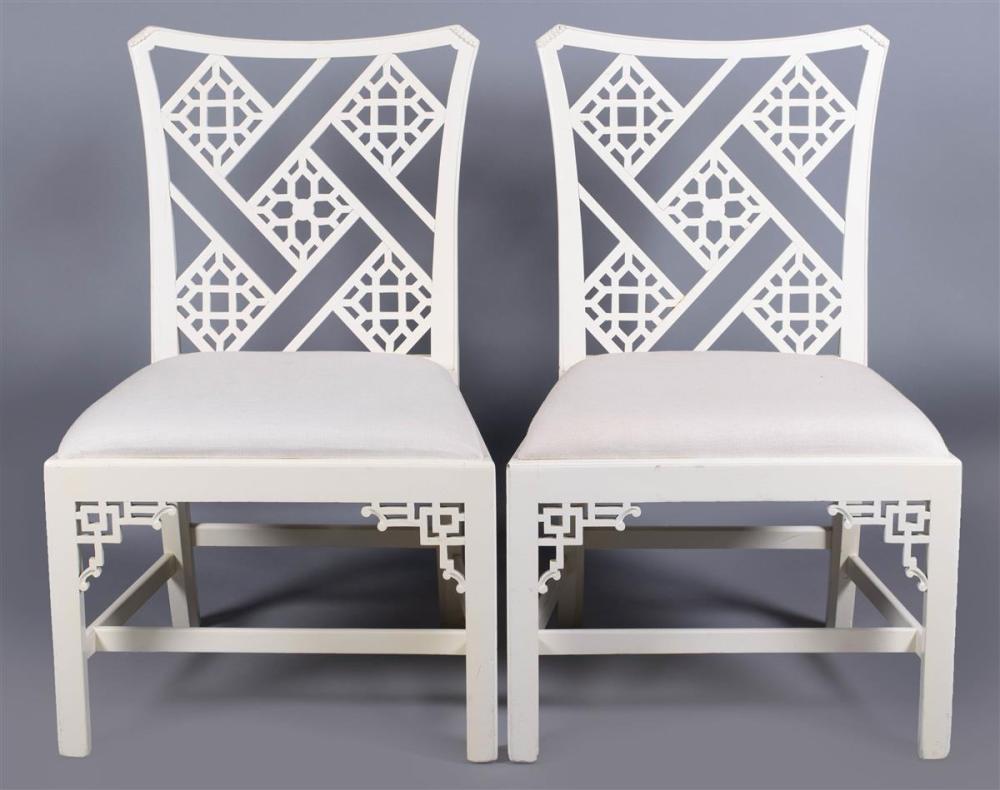 PAIR OF CHINESE CHIPPENDALE STYLE