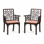 PAIR OF CHINESE CHIPPENDALE ST