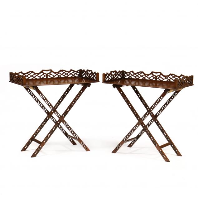 PAIR OF CHINESE CHIPPENDALE STYLE