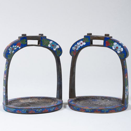 PAIR OF CHINESE CLOISONNÃ©