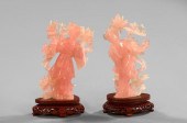 Pair of Chinese Elaborately Ca