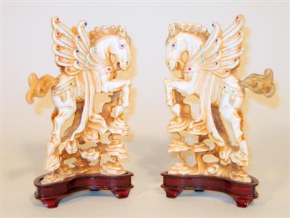 Pair of Chinese elephant ivory