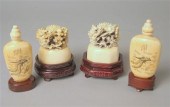 Pair of Chinese elephant ivory