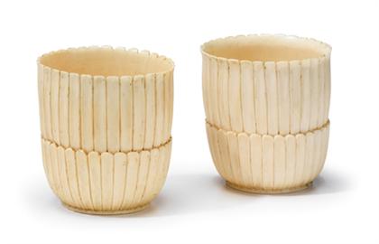 Pair of Chinese elephant ivory