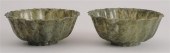 PAIR OF CHINESE ENGRAVED SPINA