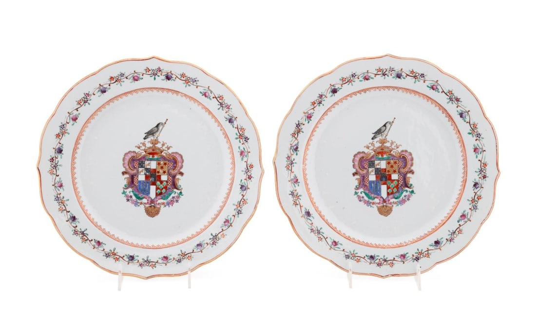 PAIR OF CHINESE EXPORT ARMORIAL