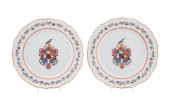 PAIR OF CHINESE EXPORT ARMORIA