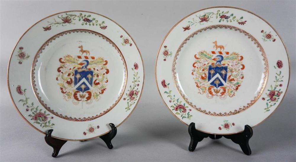 PAIR OF CHINESE EXPORT ARMORIAL