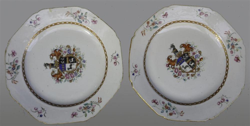 PAIR OF CHINESE EXPORT ARMORIAL