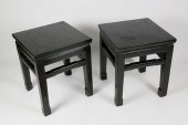 PAIR OF CHINESE EXPORT BLACK L