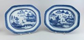 PAIR OF CHINESE EXPORT BLUE AN